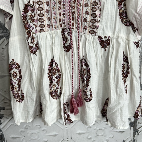 Knox rose floral patterned boho peasant top - Picture 4 of 6